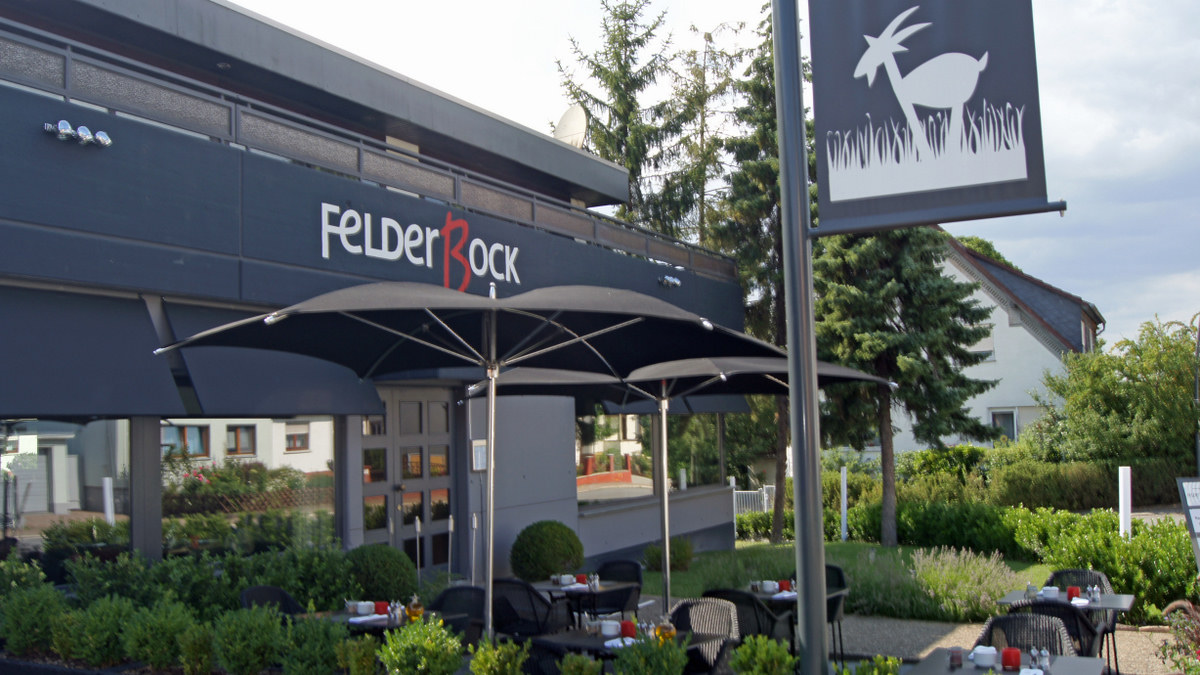 L'Hotel-Ristorante Felderbock a Nußloch – Terrazza